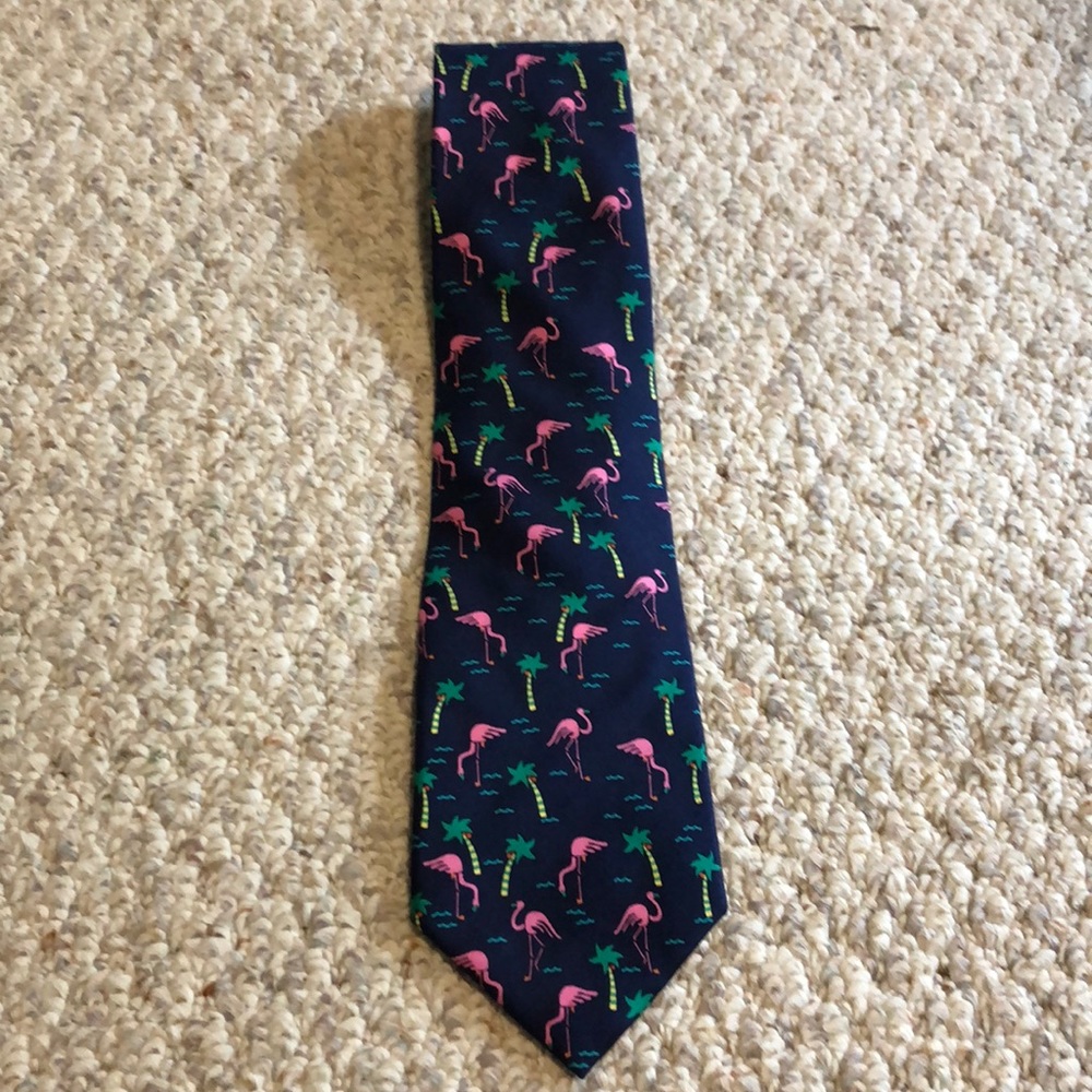 Vintage Pink Flamingos Tie